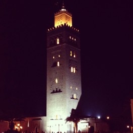 Mosque in Marrakesh (night)