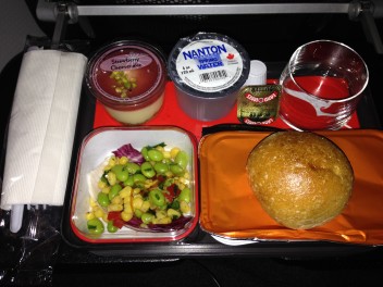 Meal from LAX to SYD (Coach)