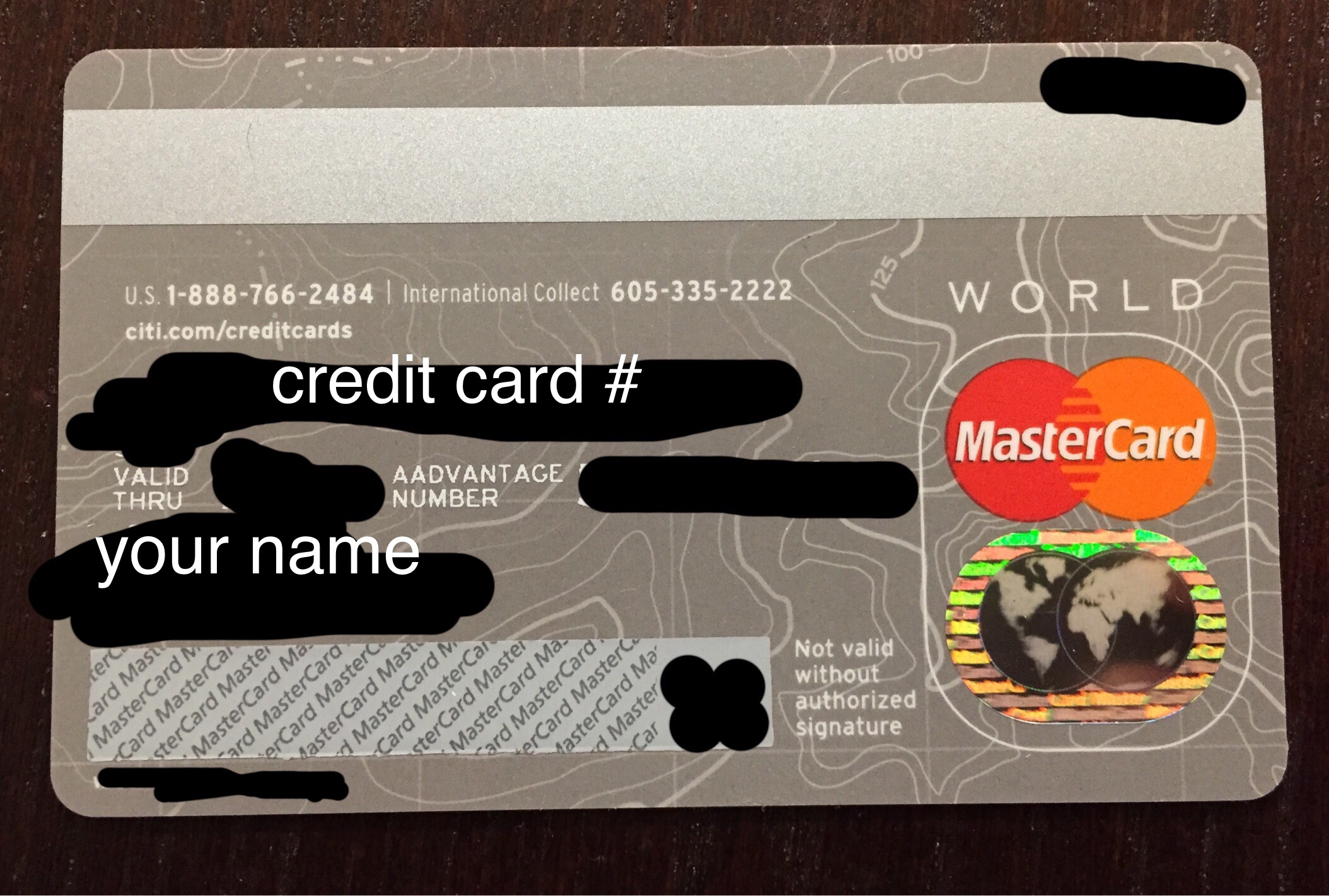 aa citi card customer service number